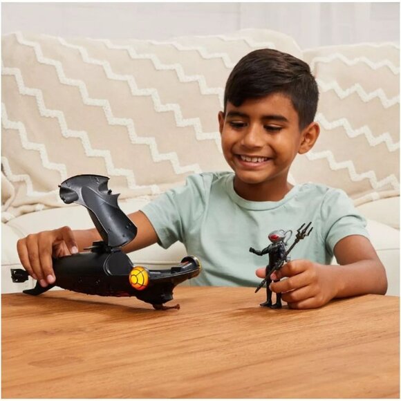 DC Aquaman Black Manta Battle Set Vehicle Submarine Lights Sounds Toy - Picture 12 of 12